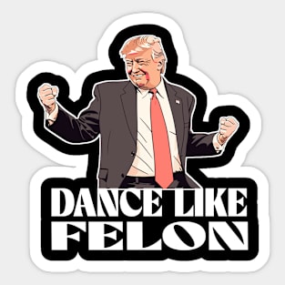 trump-dance Sticker